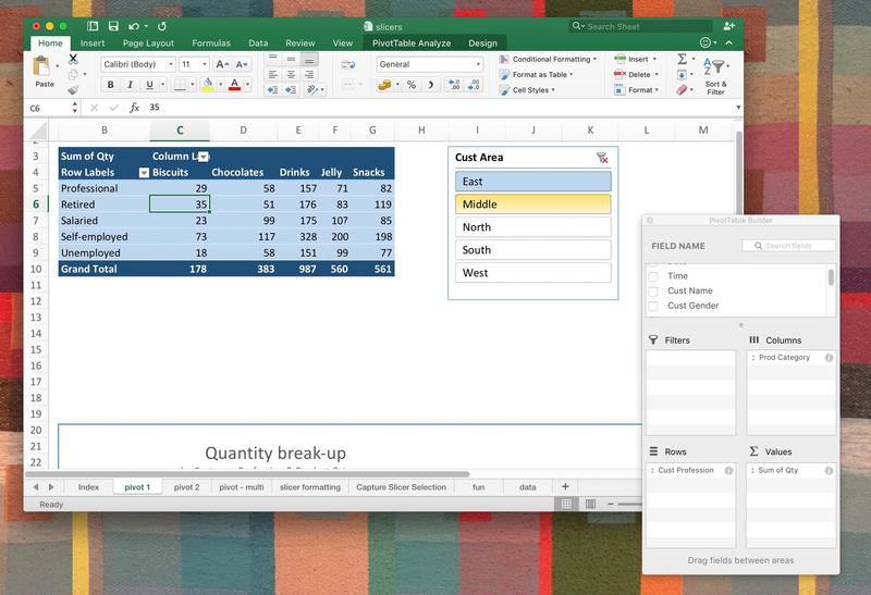 $ in excel for mac
