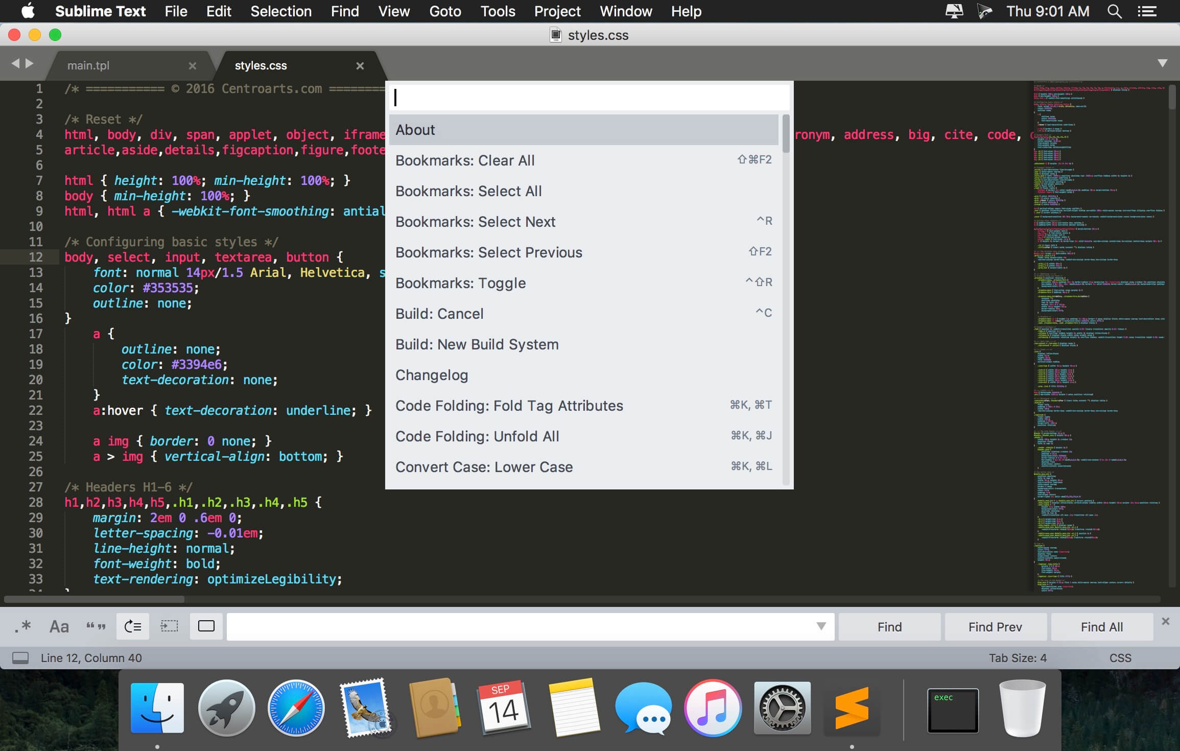 sublime text 2 build system chrome for mac